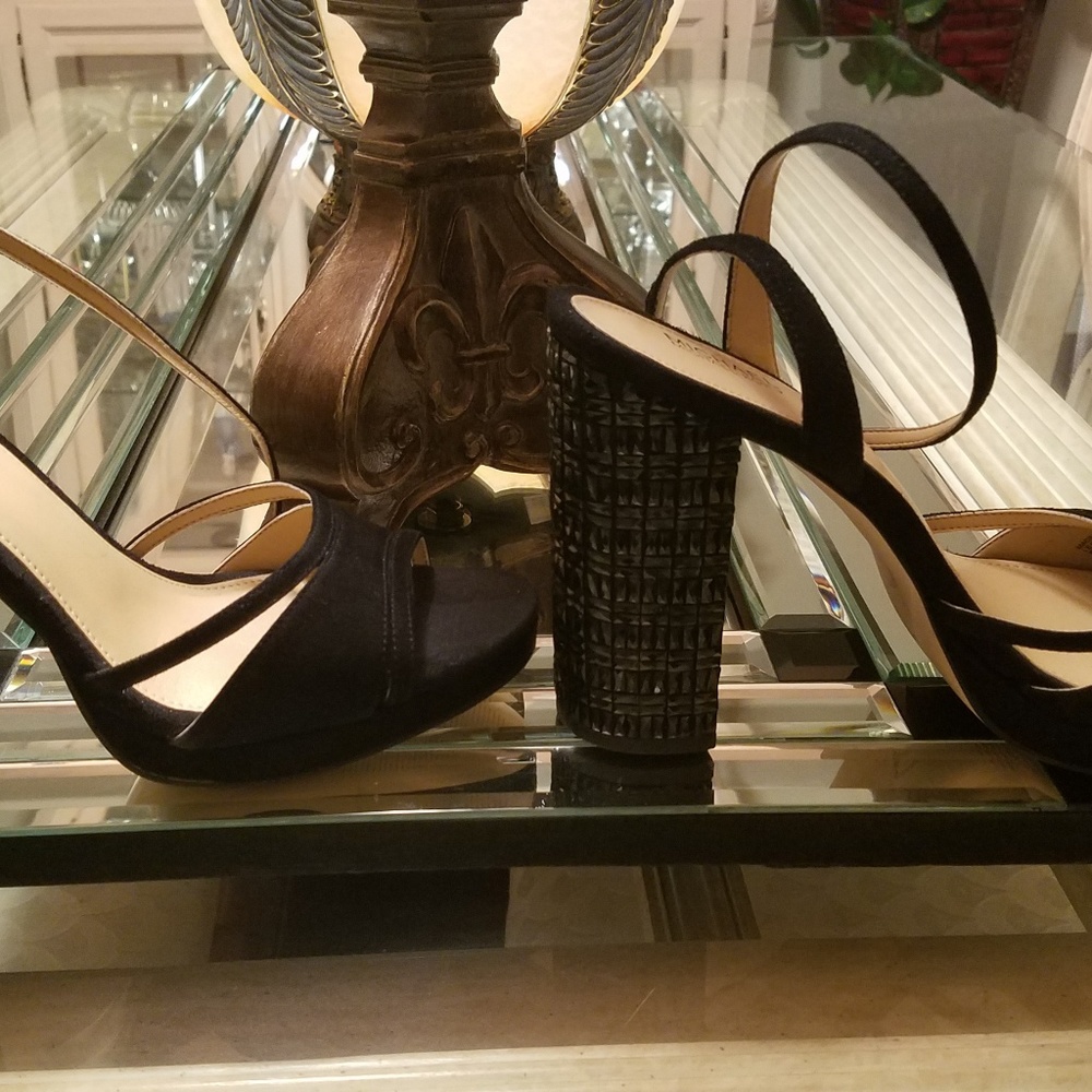 Michael Kors Black Jeweled Shoes